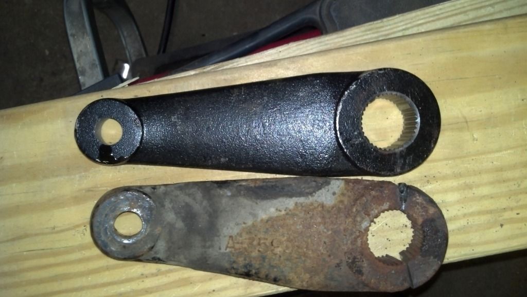 thread about pitman arm length between F250 vs F350 Ford Power Stroke Nation